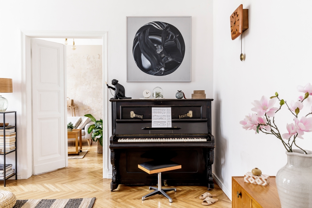 piano in huis